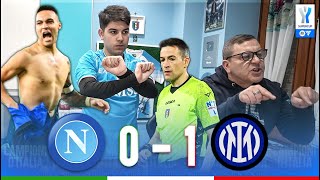 RUBATA VERGOGNA NAPOLIINTER 01  LIVE REACTION NAPOLETANI [upl. by Zurek]