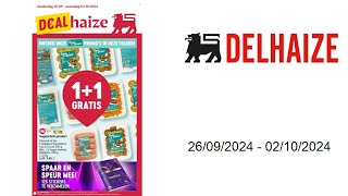 Delhaize folder BE  2609  02102024 [upl. by Ratcliffe]