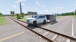 Mobil vs Rails Part 1  BeamNG Drive [upl. by Dixie266]