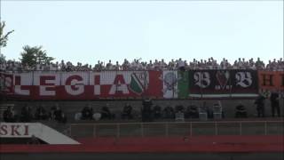 Legia Warsaw Ultras at Mostar Zrinjski Mostar  Legia Warsaw  120716 [upl. by Ennayrb78]