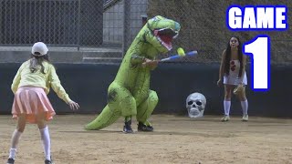 HALLOWEEN SPECIAL  Offseason Softball Series  Game 1 [upl. by Mandi924]