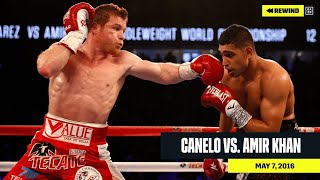 Canelo Alvarez vs Amir Khan  KNOCKOUT BOXING fight HD [upl. by Ised]