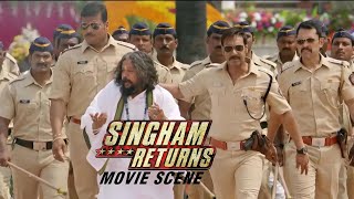 Singham Returns Movie Scene Ajay Devgns Epic Dialogues [upl. by Enawtna]