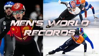 Mens Short Track World Records Individual [upl. by Jeanette]