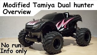 Tamiya Dual Hunter with EMaxx Power  Overview [upl. by Seldan]