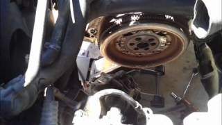 How to Remove and replace transmission DSG DFM dual mass flywheel remove and replace R amp R TDI vw [upl. by Hildy]