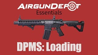 Crosman DPMS SBR How to Load the Magazine Using the Speed Loader [upl. by Telrats65]