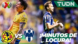 ¡DOS GOLES EN CINCO MINUTOS DE LOCURA  América 11 Monterrey  Liga Mx AP2024  Final IDA  TUDN [upl. by Azitram]