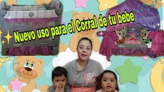 SUPER IDEA PARA REUTILIZAR EL CORRALITO DE TUS NIÑOS [upl. by Ahtoelc223]