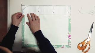 How to attach pencil pleat heading tape to a curtain  Master Soft Furnishers  Victoria Hammond [upl. by Renner]