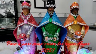 Paso a paso como crear los reyes magos 2021Step by step how to create the wise men 2021 [upl. by Sandi]