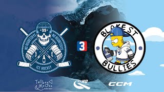 No Regretzkys v Blake St Bullies  Div 3  13th July  IceHQ Beer League ice hockey [upl. by Ingemar]