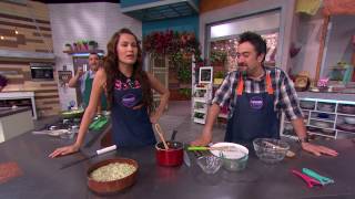 Receta Rajas con crema y elote  Cocineros Mexicanos [upl. by Mccourt]