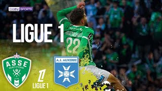 St Etienne vs Auxerre  Ligue 1 HIGHLIGHTS  100524  beIN SPORTS USA [upl. by Yenal353]