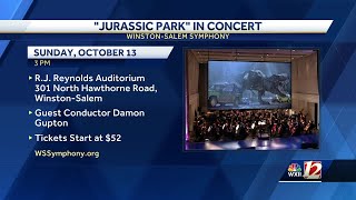 WinstonSalem Symphony presents Jurassic Park in Concert [upl. by Sixla]