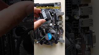 Computer Motherboard Repairing tech computer heatshrink replacement [upl. by Atimed49]