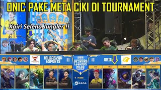 PERTAMA KALI ONIC PAKE META CIKI  ONIC ESPORTS VS MUFASYAH ESPORTS GAME 1 [upl. by Aneetsirk]