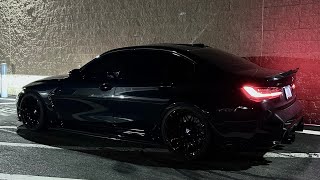 LATE NIGHT DRIVE IN A MURDERED OUT 900HP G80 M3 COMP XDRIVE POV DRIVE🦇⬛ [upl. by Moretta532]