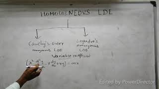 Euler cauchys and legendres LDE procedure in tamil [upl. by Yancy210]