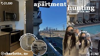 vlog im moving come apartment hunting with me i found my next apartment [upl. by Ahsekin199]