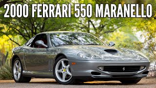 2000 Ferrari 550 Maranello  Drive and Walk Around  Southwest Vintage Motorcars [upl. by Georgi]