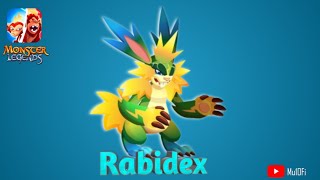 How To Breed Rabidex 50 Chance  Monster Legends [upl. by Earle]