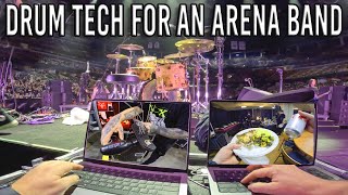 Drum Tech POV  A Day in the Life of a Drum Tech at Kia Center [upl. by Grania416]