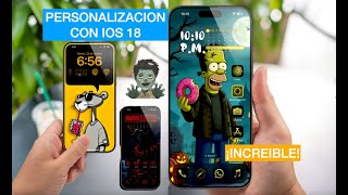 PERSONALIZACION IOS 18 ¡INCREIBLE [upl. by Hamehseer498]