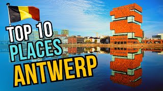 Top 10 Places to Visit in Antwerp 2024  Belgium Travel Guide [upl. by Aehr831]