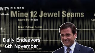 TWELVE Jewel Seams  Daily Endeavors Walkthrough  ESO 6th November [upl. by Tammany479]