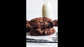 Double Chocolate Chip Cookies Recipe The Perfect Recipe for Chocolate Lovers shorts [upl. by Pantheas]