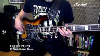 Lakland Custom 4464  Duck Dunn bass modded  Review and Demo [upl. by Assiluj]