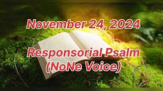 November 24 2024  Responsorial Psalm english response [upl. by Alfeus]