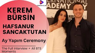 Kerem Bürsin amp Hafsanur Sancaktutan interview [upl. by Doretta648]