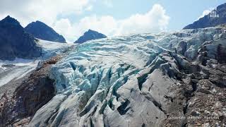 Ochsentaler Gletscher  Vorarlberg von Oben [upl. by Lorry]