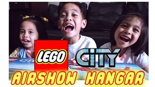 UNBOXING LEGO CITY PESAWAT AIRSHOW HANGAR  TheRempongsHD [upl. by Pani]