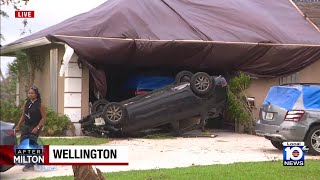 Neighbors unite after Wellington tornado devastation after Milton [upl. by Eylrahc176]