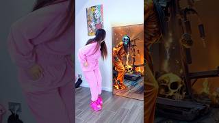 Very Scary Mirror On Halloween 🎃 katebrush shorts viral halloween [upl. by Rebekah]