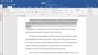 Microsoft Word 2016  First Line Indent [upl. by Reba]