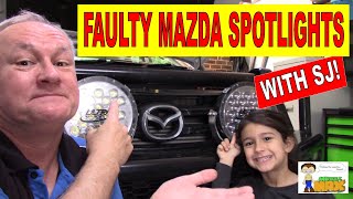 Mazda BT50 Intermittent Spotlights [upl. by Eigla]