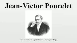 JeanVictor Poncelet [upl. by Enyehc]