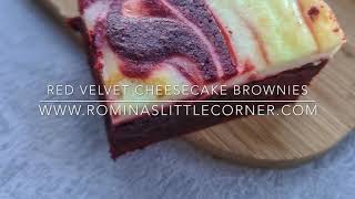 Red Velvet Cheesecake Brownies [upl. by Aicac]