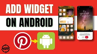 How To Add Pinterest Widget Android [upl. by Eilema]