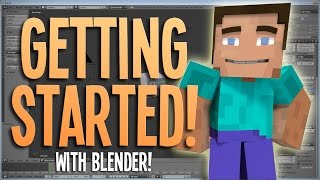 Getting Started  Blender Minecraft Animation Tutorial  1 [upl. by Lebiralc314]