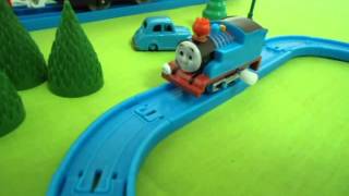 カプセルプラレール Slippy Sodor Thomas Tomy Playrail Plarail Capsule トーマス [upl. by Ycrep]