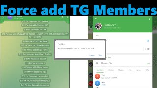 How to add real members to your telegram group in bulk  FREE [upl. by Martin]