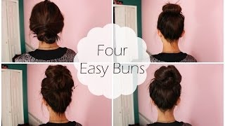 4 Easy Buns  Shawna [upl. by Viglione]