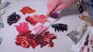 Alizarin Crimson Colour Mixing  Vasari Classic Oil Colour [upl. by Georglana]