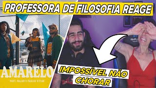 Professora de filosofia reage Emicida  AmarElo IMPOSSÍVEL NÃO SE EMOCIONAR [upl. by Ronnoc]