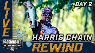 2024 Bassmaster Elite Series LIVE at Harris Chain — Day 2 [upl. by Annehs219]